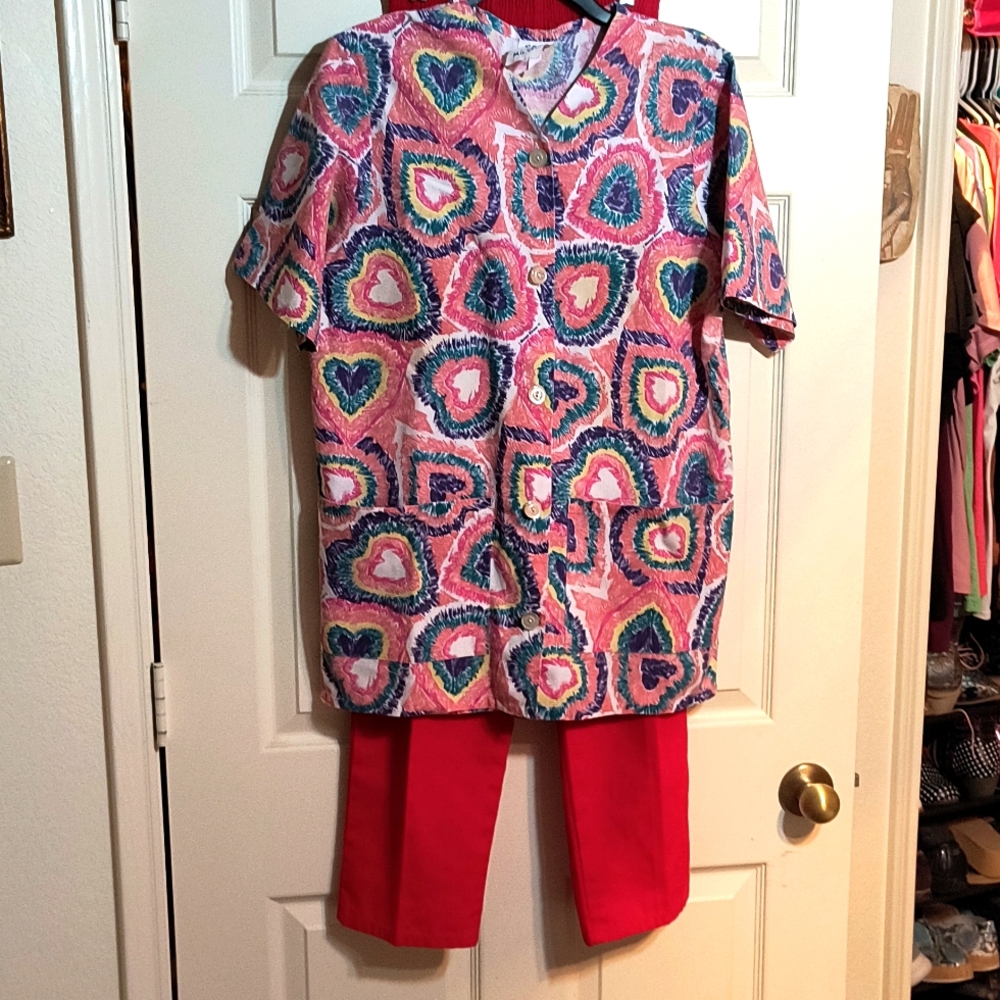 Red scrubs bundle